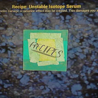 Recipe | Unstable Isotope Serum
