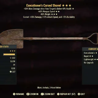 E Cursed Shovel