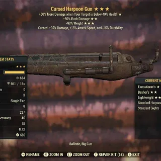 Cursed Harpoon Gun