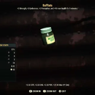100 Bufftats