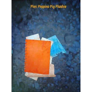 Plan | Peppino Pig Plushie