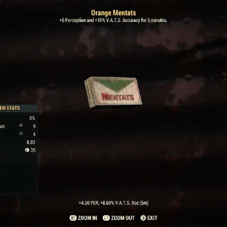1K Orange Mentats