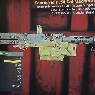 Weapon | G5025 50 Cal Machine Gun