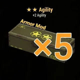 5x 2* Agility Mods