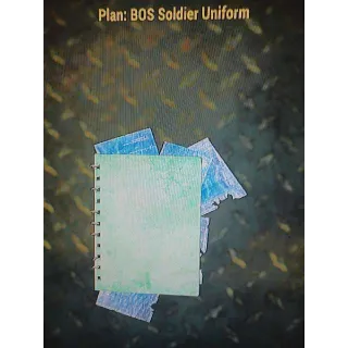 Plan | BOS Soldier Uniform