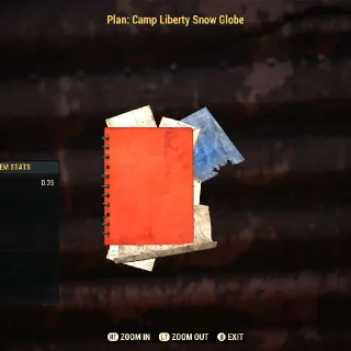 Camp Liberty Snow Globe
