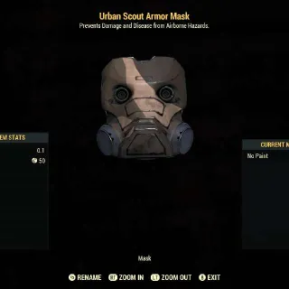 Painted Urban Mask