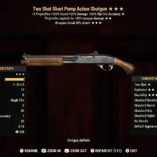 TE50 Pump Shotgun