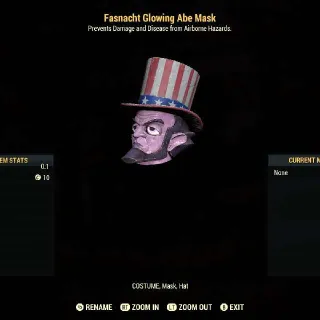 Glowing Abe Mask