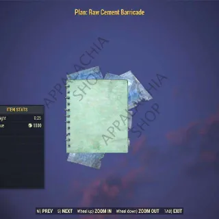 Raw Cement Barricade