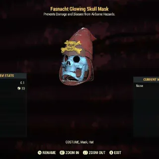 Glowing Skull Mask