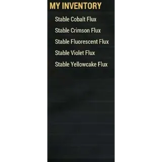 1K Of Each Stable Flux