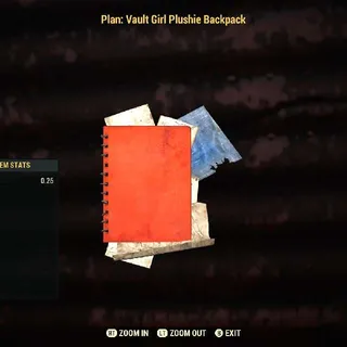 V Girl Plushie Backpack