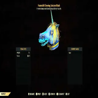 Glowing Unicorn Mask