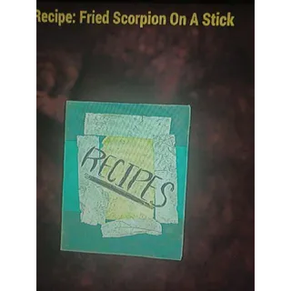Recipe | Fried Scorpian On Stick