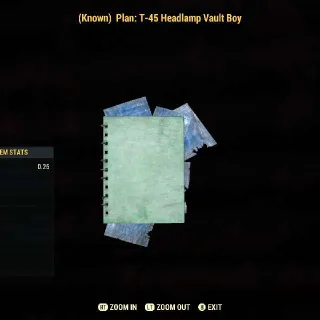 T-45 Headlamp Vault Boy