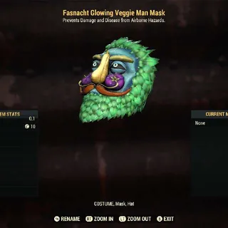 Glowing Veggie Man Mask