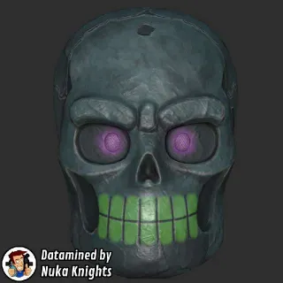 Glowing Bone Head Mask