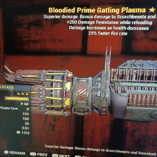 Weapon | B25250 Gatling Plasma