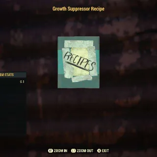 Growth Suppressor Recipe