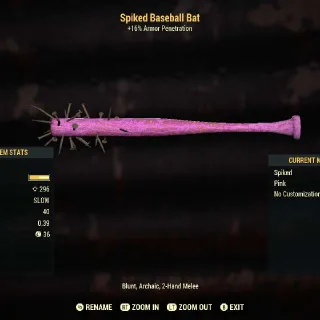 Pink Baseball Bat Lvl 5