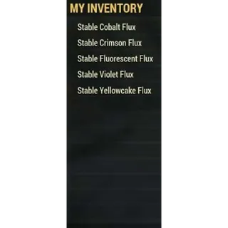 1K Of Each Stable Flux