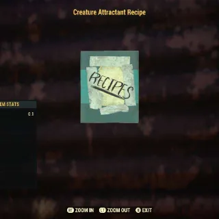 Creature Attractant Reci