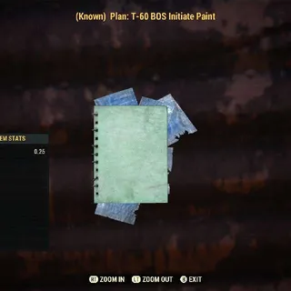 T-60 BOS Initiate Paint
