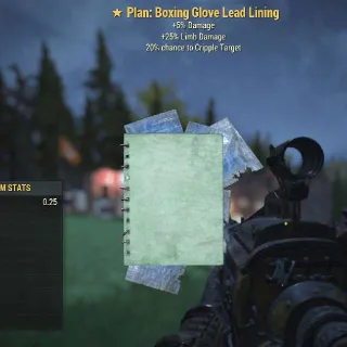 Boxing Glove Lead Lining