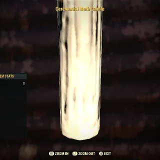 Ceremonial Moth Candle