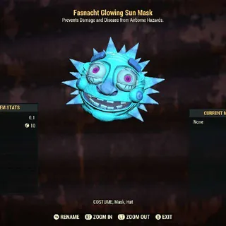 Glowing Sun Mask