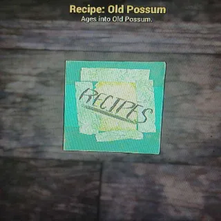 Recipe | Old Possum