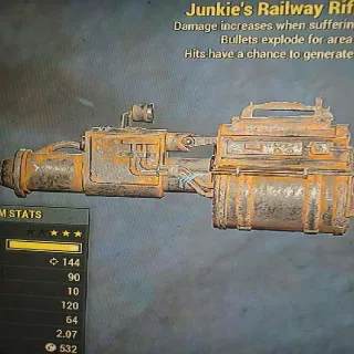 Weapon | JE Stealth Railway Rifle