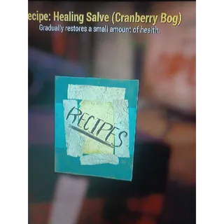 Recipe | Healing Salve Cranberry