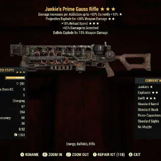 JE15 Gauss Rifle