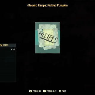 Pickled Pumpkin