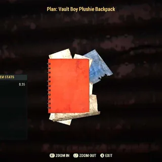 V Boy Plushie Backpack