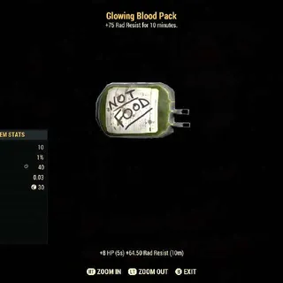 100 Glowing Blood Pack