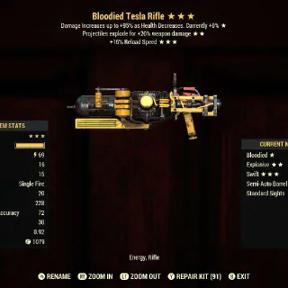 BE15 Tesla Rifle