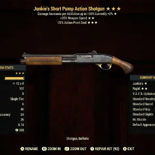 J2525 Pump Shotgun