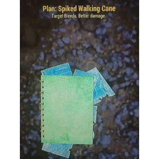 Plan | Spiked Walking Cane
