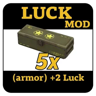 5x 2* Luck Mods
