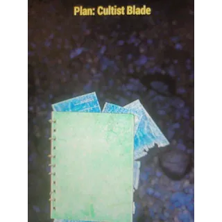 Plan | Cultist Blade