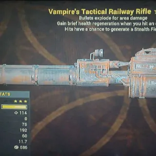 Weapon | VE Stealth Railway Rifle