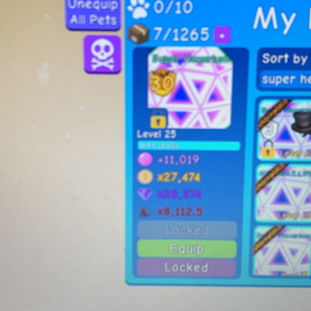 Other Super Hexarium In Game Items Gameflip - what do i get for max level max enchanted hexarium my roblox