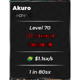 1.1sx/s Godly Eternal - Anime Dice