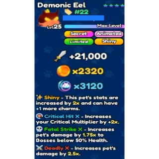 Demonic Eel Serial 22 - Pet Catchers