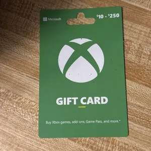 Microsoft Xbox gift card 