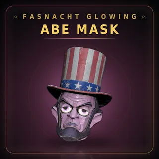 fasnacht glowing abe mask