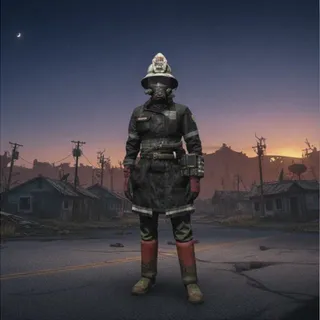 Responder Fireman Uniform+hat